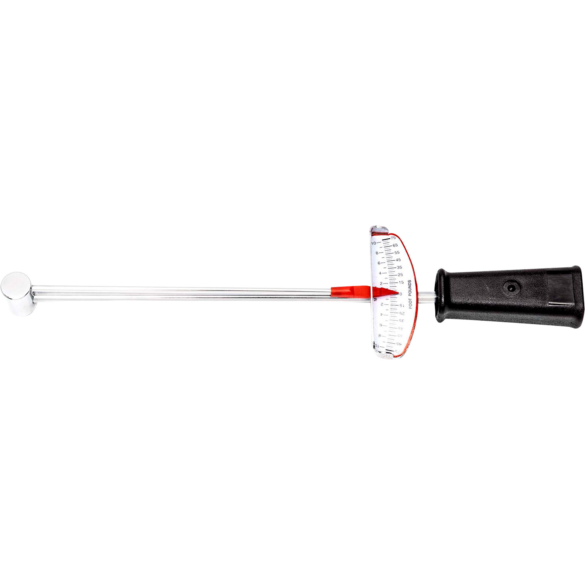 Klutch Torque Wrench, 3/8in. Drive, 0–75 ft./lbs.